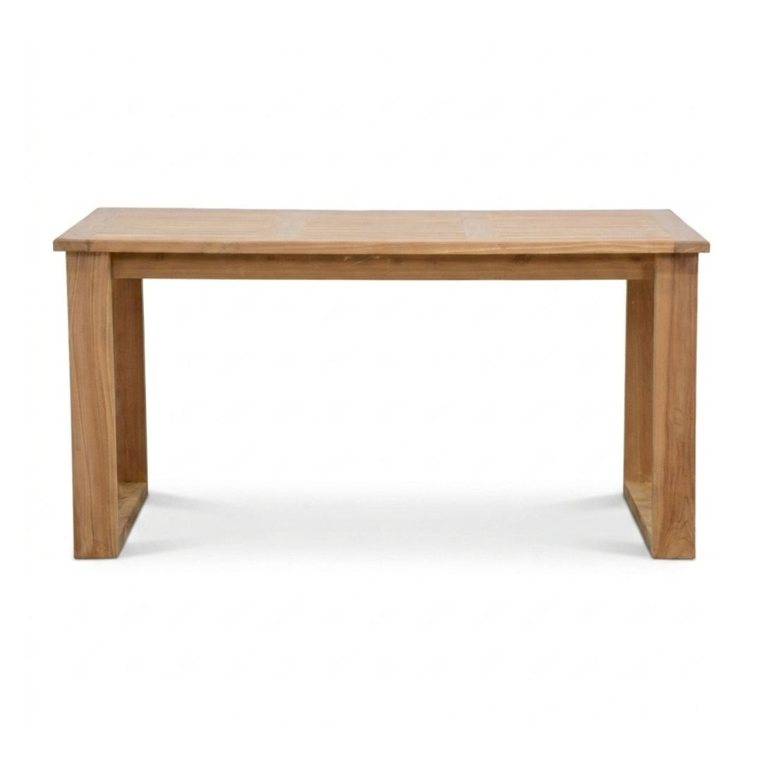 Corfu/Seville beige dining tuinset | 4 personen | teakhout + touw | 150cm