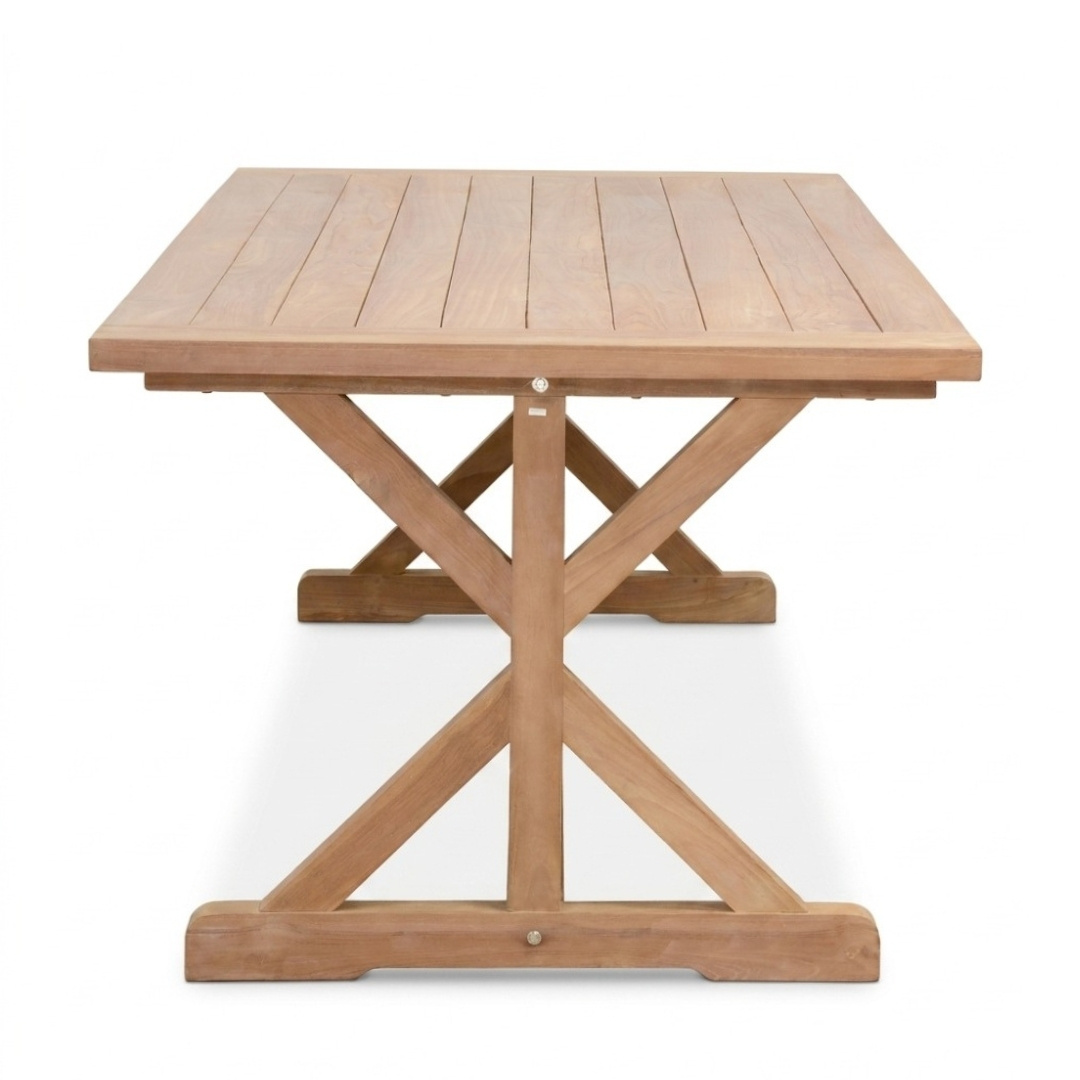 Jakarta dining tuintafel 6 personen | teakhout | Natural Teak | 240cm