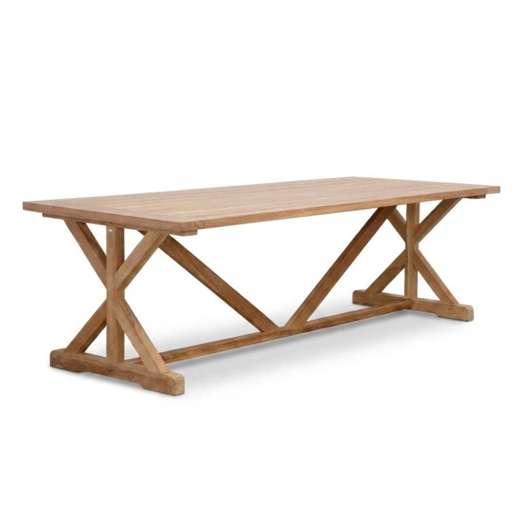 Jakarta dining tuintafel 6 personen | teakhout | Natural Teak | 240cm
