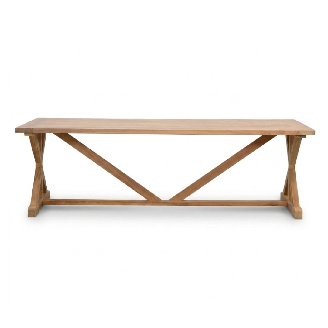 Jakarta dining tuintafel 6 personen | teakhout | Natural Teak | 240cm