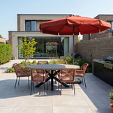 Flores stokparasol Ø 300cm | Brick Red