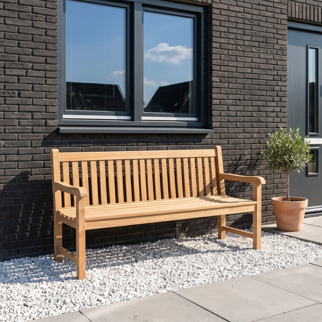 Genua 3-zits tuinbank | teakhout | 150cm