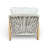 Serenza stoel-bank loungeset | touw + aluminium | beige | 4-delig