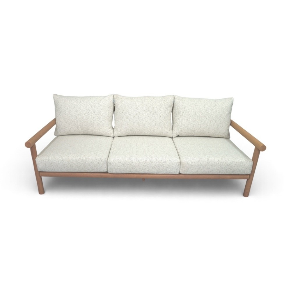 Tivoli stoel-bank loungeset | aluminium + sintered stone | beige | 4-delig