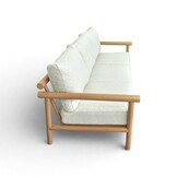 Tivoli stoel-bank loungeset | aluminium + sintered stone | beige | 4-delig