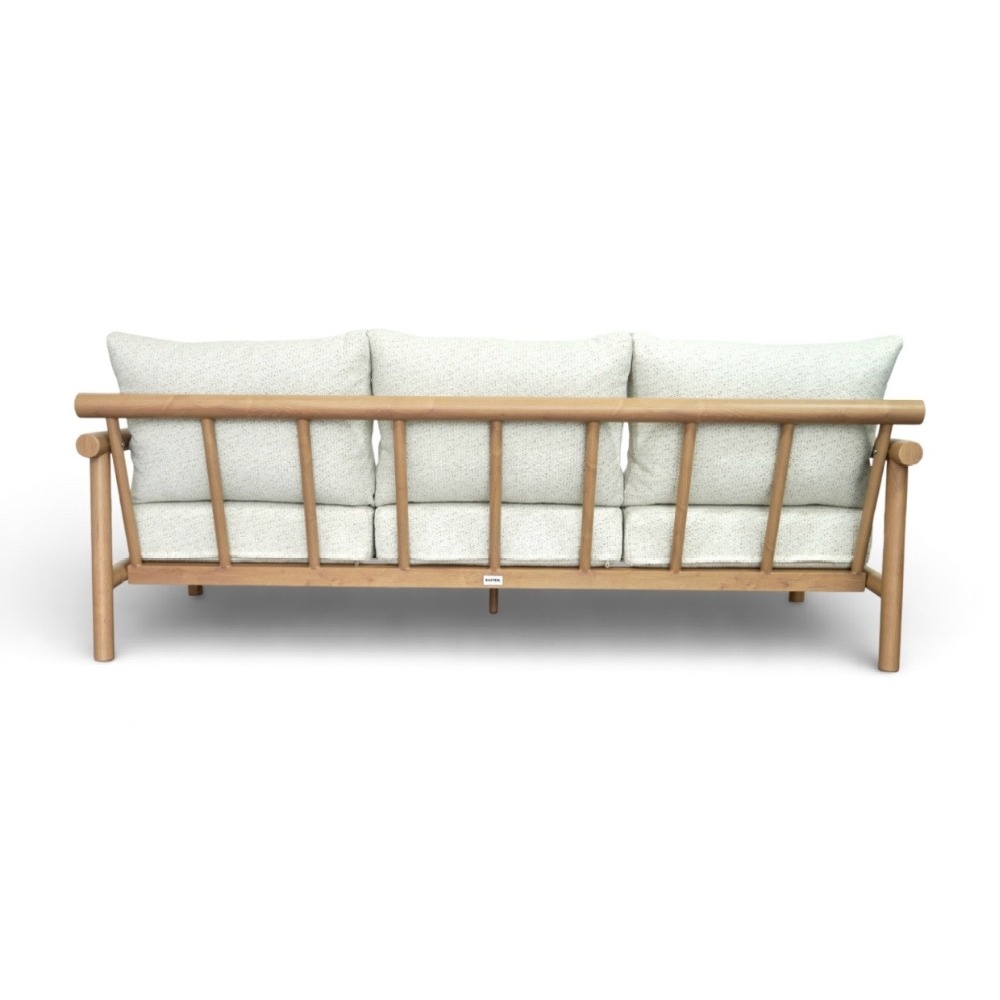 Tivoli stoel-bank loungeset | aluminium + sintered stone | beige | 4-delig
