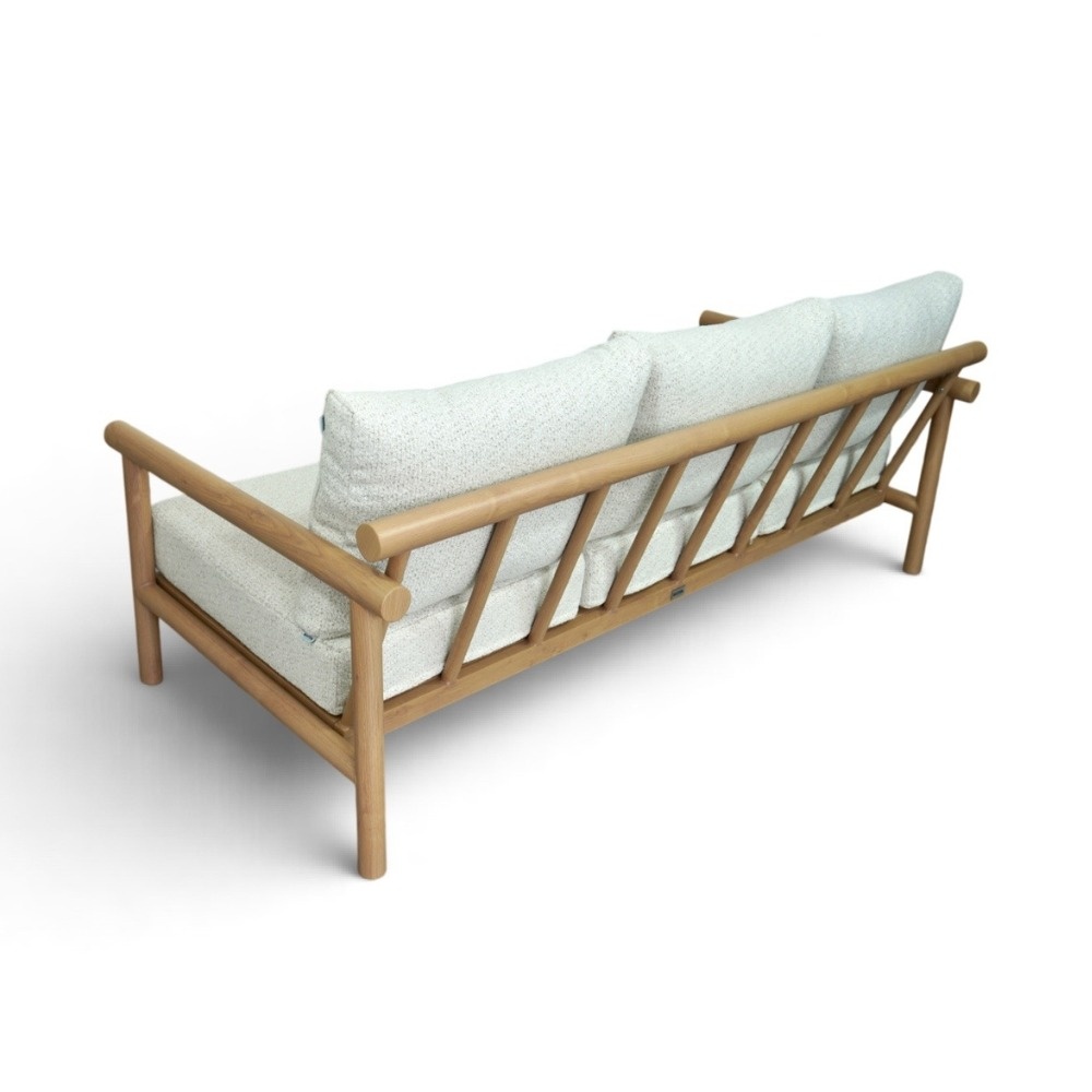 Tivoli stoel-bank loungeset | aluminium + sintered stone | beige | 4-delig