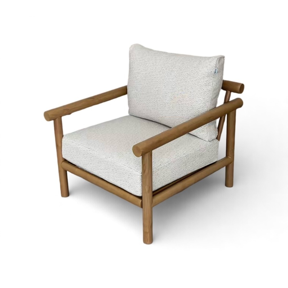 Tivoli stoel-bank loungeset | aluminium + sintered stone | beige | 4-delig