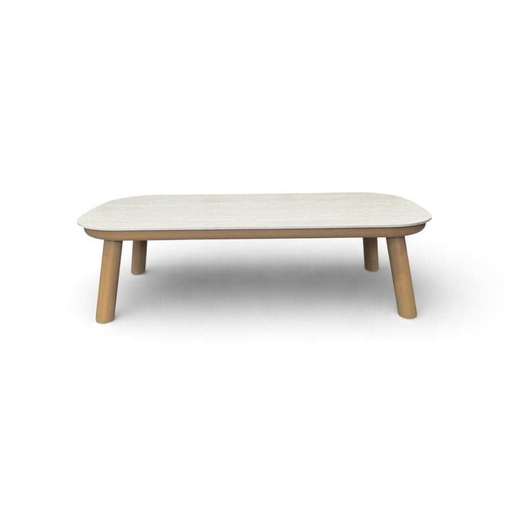 Tivoli stoel-bank loungeset | aluminium + sintered stone | beige | 4-delig