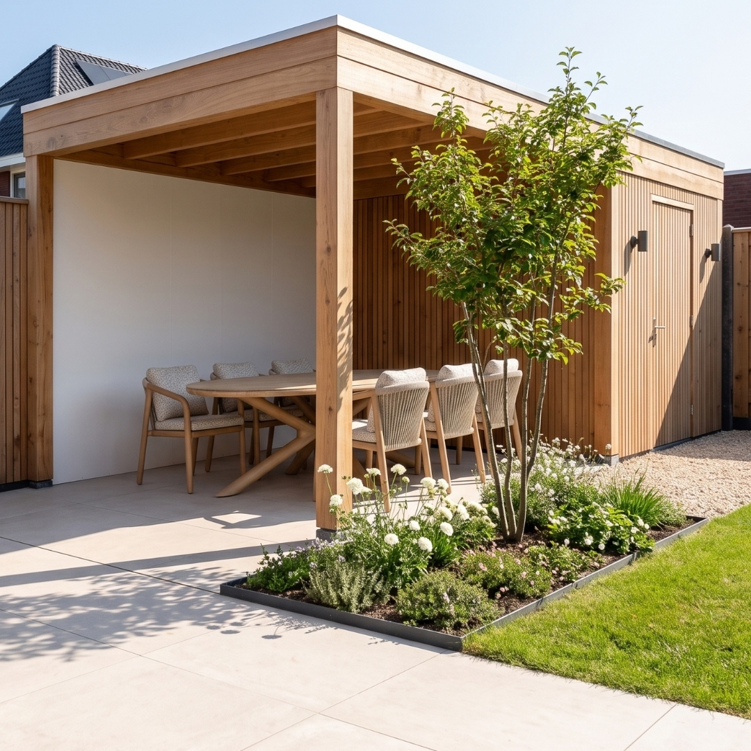 Serenza dining tuinstoel | touw + aluminium | beige