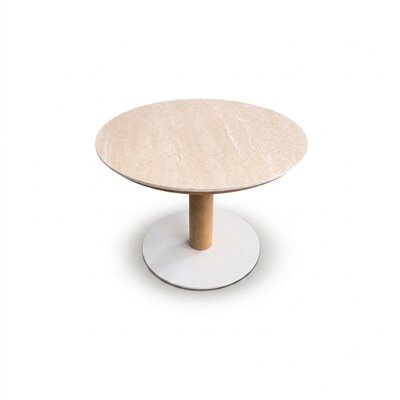 Bellagio koffietafel | sintered stone + aluminium | Marble | 60cm rond