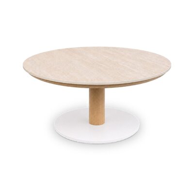 Bellagio koffietafel | sintered stone + aluminium | Marble | 80cm rond