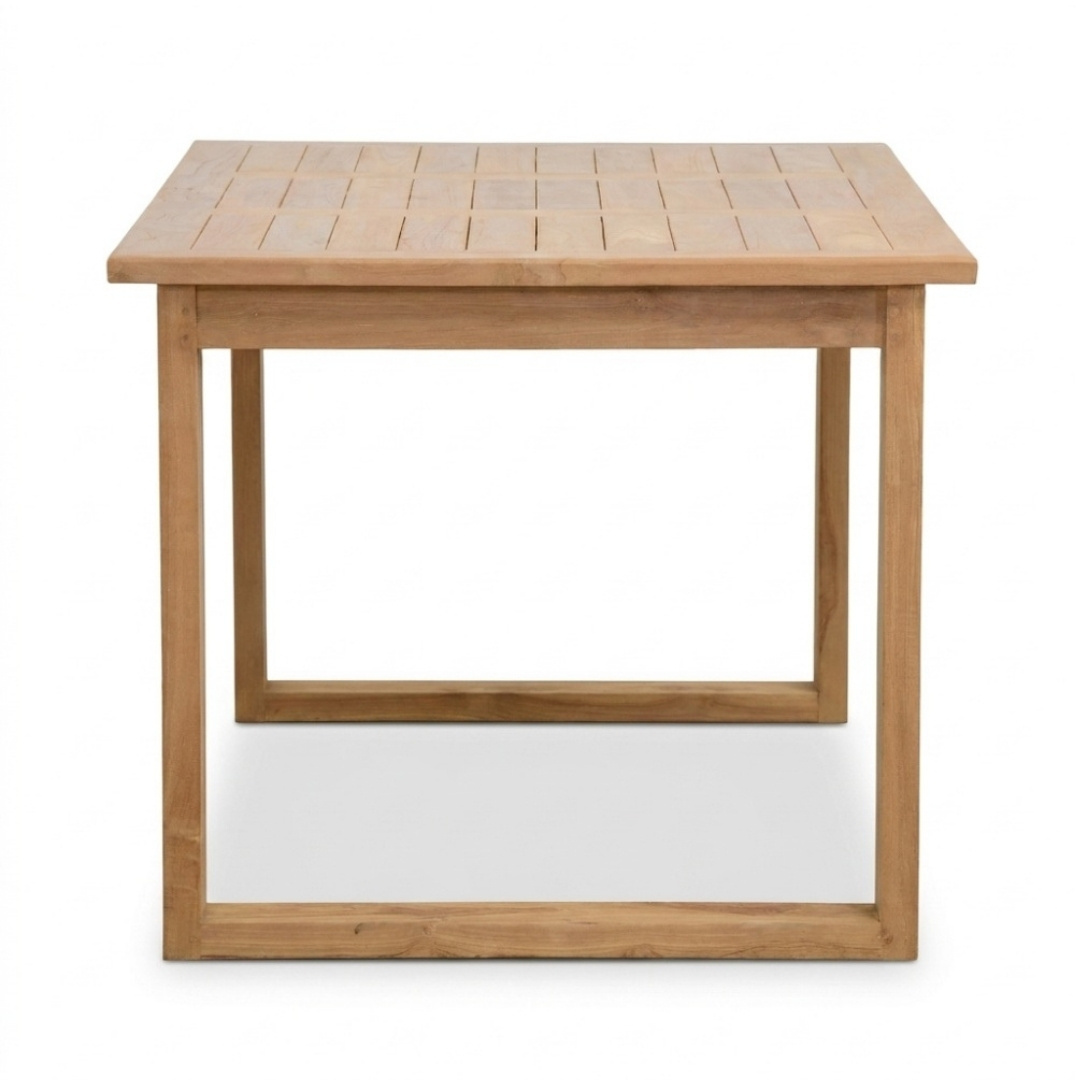 Corfu/Portofino Sahara Dust dining tuinset | 4 personen | teakhout + touw | 150cm