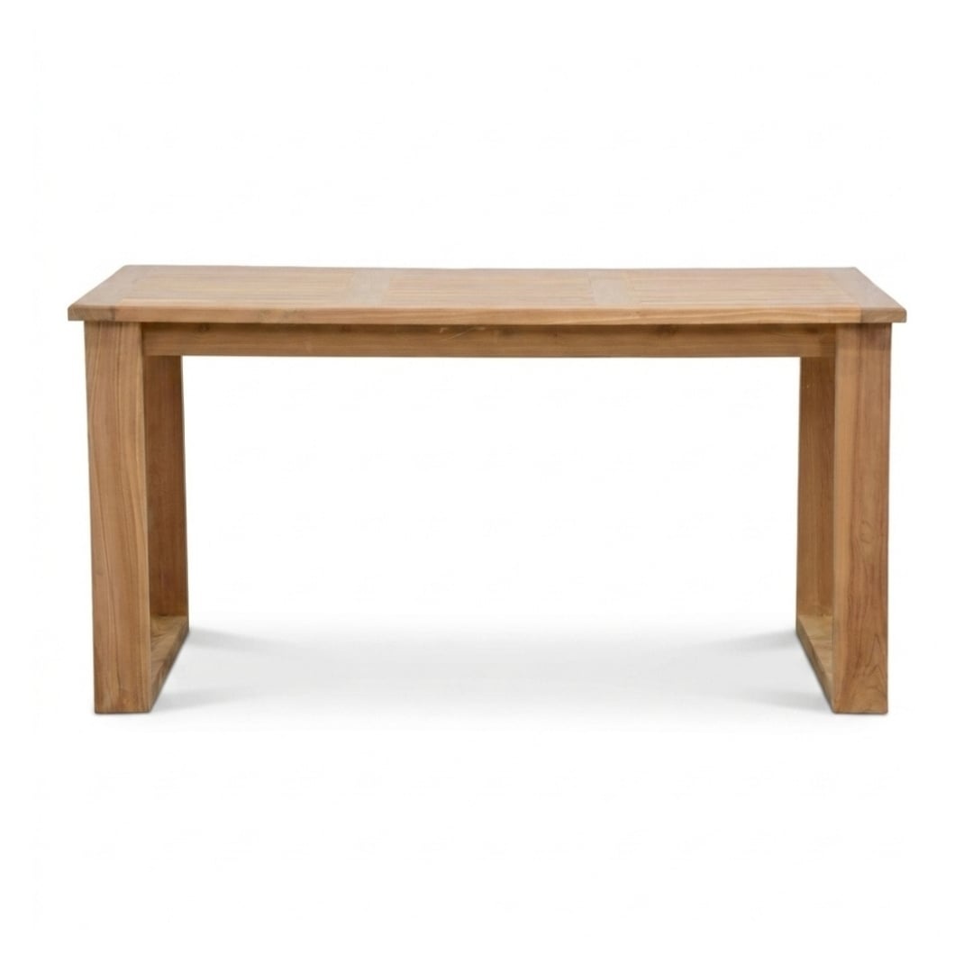 Corfu/Tulum Sahara Dust dining tuinset | 4 personen | teakhout + touw | 150cm