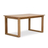 Corfu/Tulum Lava Grey dining tuinset | 4 personen | teakhout + touw | 150cm