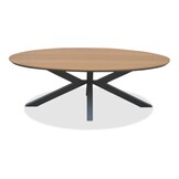 Dallas antraciet/Lucca dining tuinset | 6 personen | polywood + wicker | 220cm