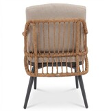 Elena/Alicante zand dining tuinset | 6 personen | teakhout + wicker | 240cm