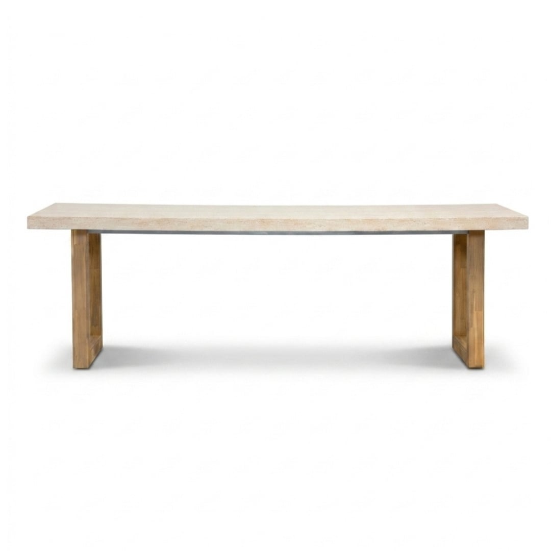 Laurenne/Harper Sahara Dust dining tuinset | 6 personen | polystone + touw | 250cm