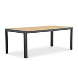 Liverpool/Portofino Sahara Dust dining tuinset | 6 personen | polywood + touw | 205cm