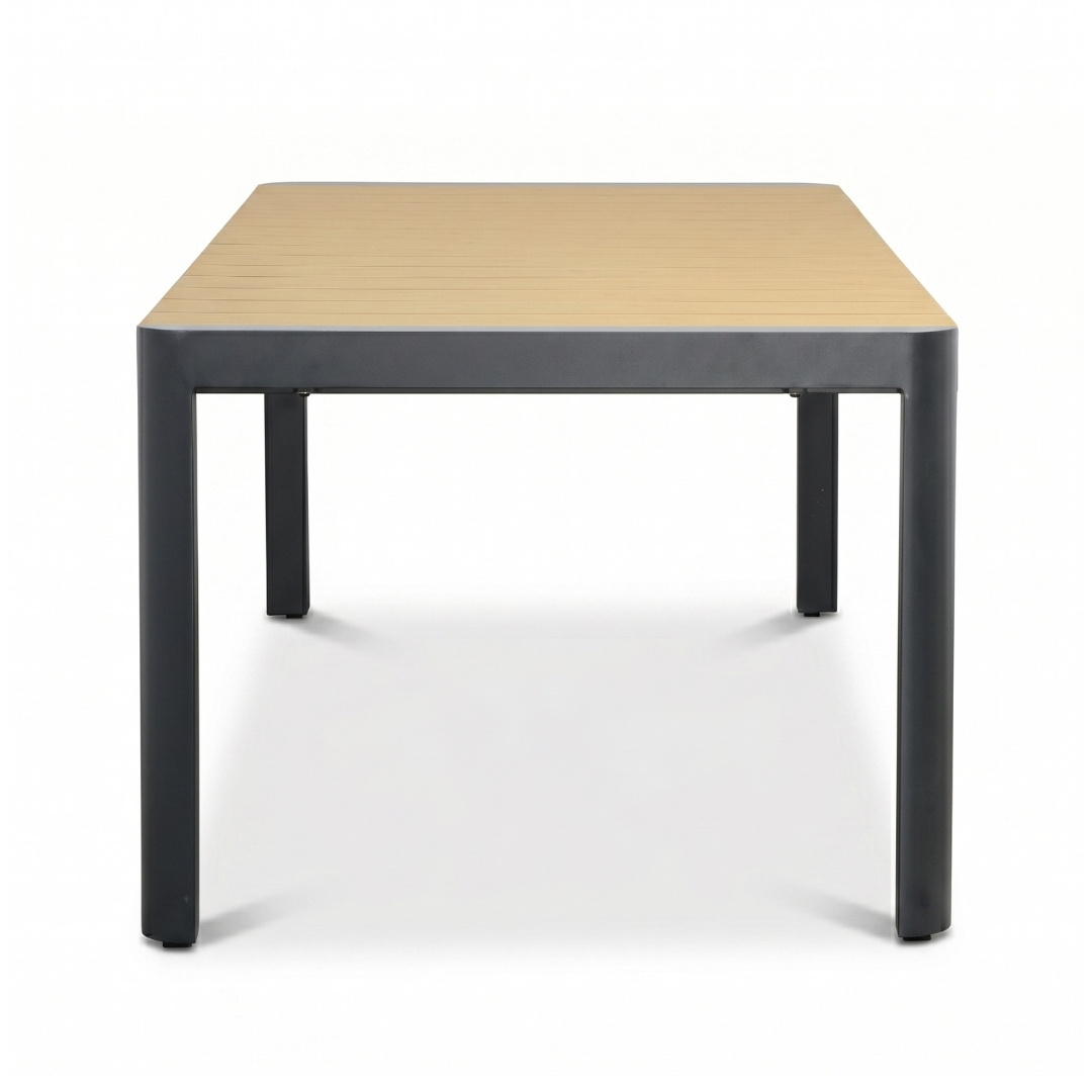 Liverpool/Portofino Sahara Dust dining tuinset | 8 personen | polywood + touw | 258cm