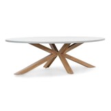 Livorno/Harper Sahara Dust dining tuinset | 8 personen | polystone + touw | 280cm