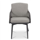 Lyon/Alicante antraciet dining tuinset | 6 personen | polystone + wicker | 250cm