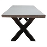 Lyon/Harper Stone Grey dining tuinset | 6 personen | polystone + touw | 250cm