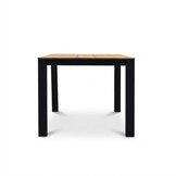 Manhattan antraciet/Portofino Sahara Dust dining tuinset | 4 personen | polywood + touw | 180cm