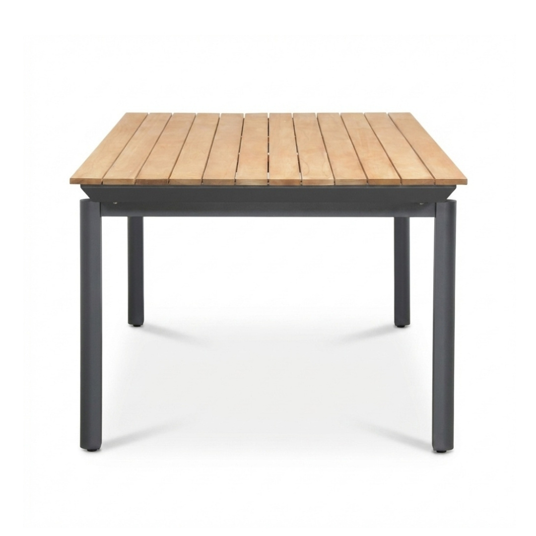 Montana/Portofino Sahara Dust dining tuinset | 6 personen | aluminium + touw | 240x100cm