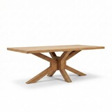 Napoli/Portofino Sahara Dust dining tuinset | 6 personen | teakhout + touw | 250cm