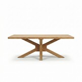 Napoli/Portofino Sahara Dust dining tuinset | 6 personen | teakhout + touw | 250cm
