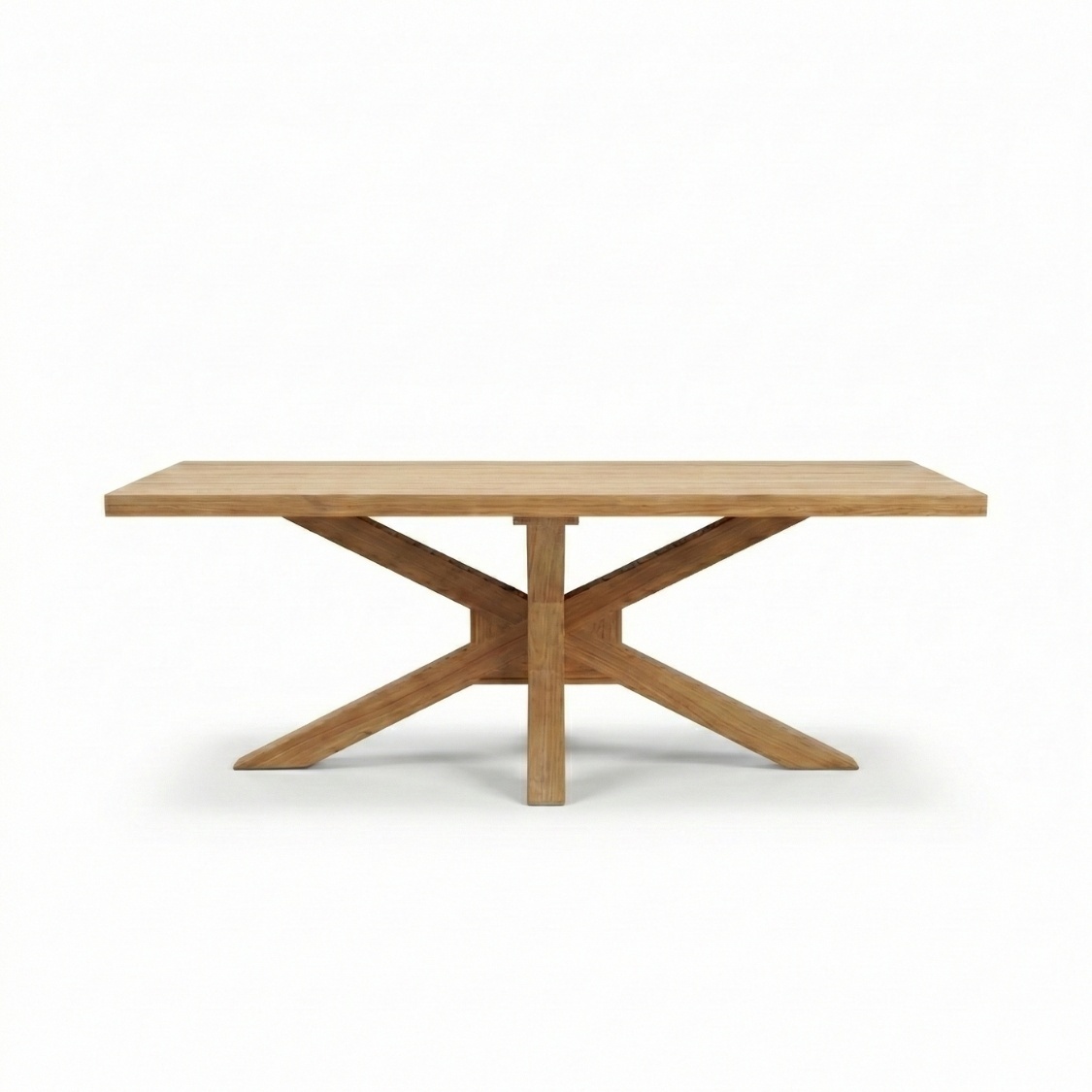 Napoli/Portofino Sahara Dust dining tuinset | 6 personen | teakhout + touw | 250cm