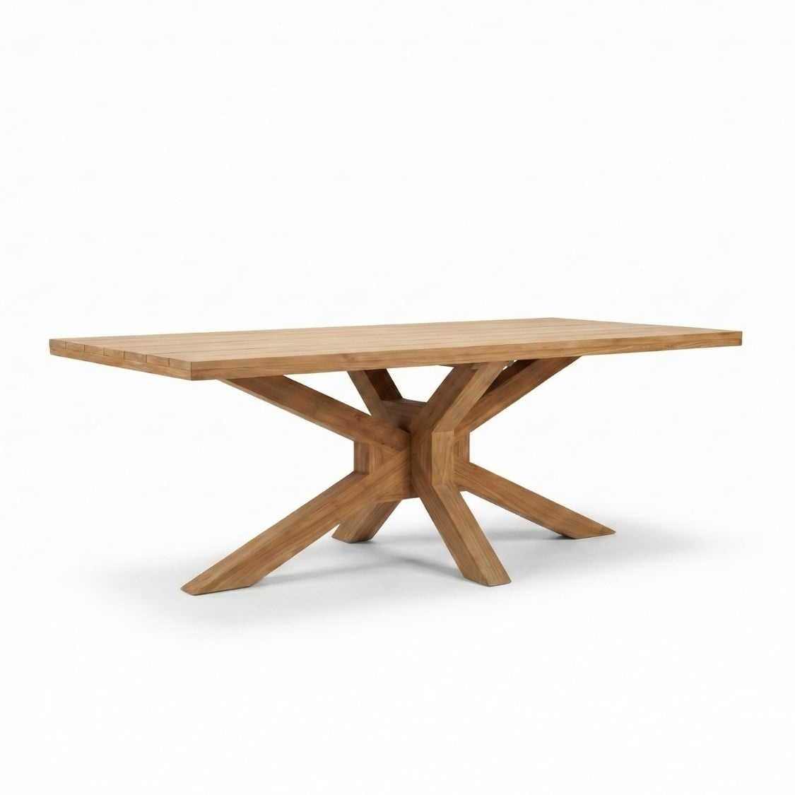 Napoli/Tulum Lava Grey dining tuinset | 6 personen | teakhout + touw | 250cm
