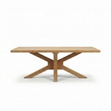 Napoli/Tulum Lava Grey dining tuinset | 6 personen | teakhout + touw | 250cm