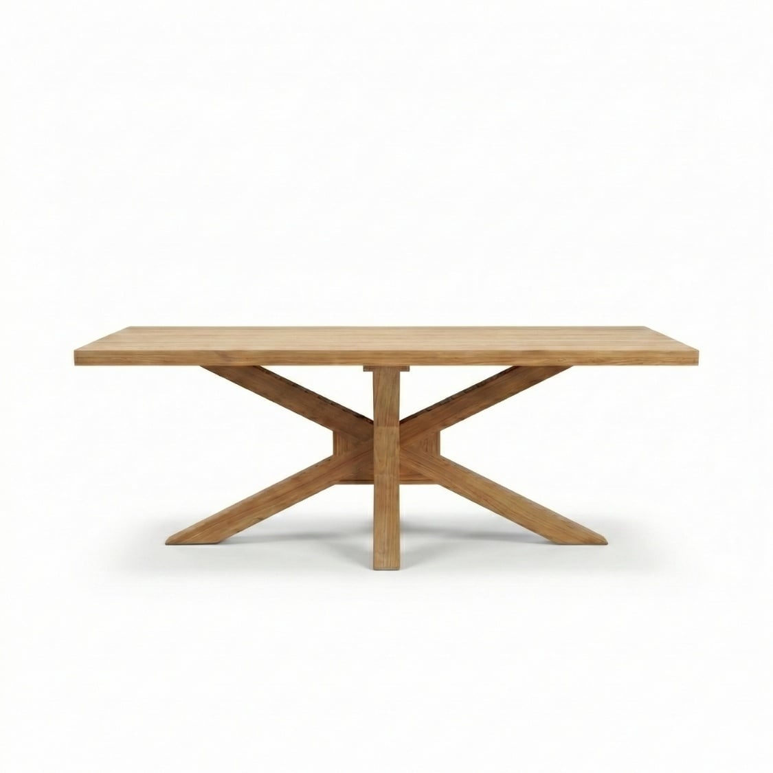 Napoli/Tulum Lava Grey dining tuinset | 6 personen | teakhout + touw | 250cm
