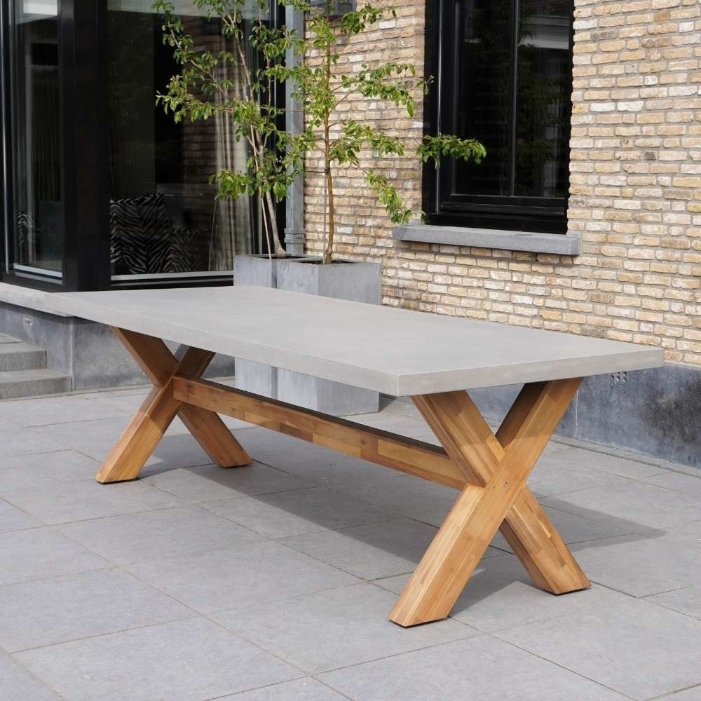 Norwich/Lexis Stone Grey dining tuinset | 6 personen | polystone + touw | 250cm