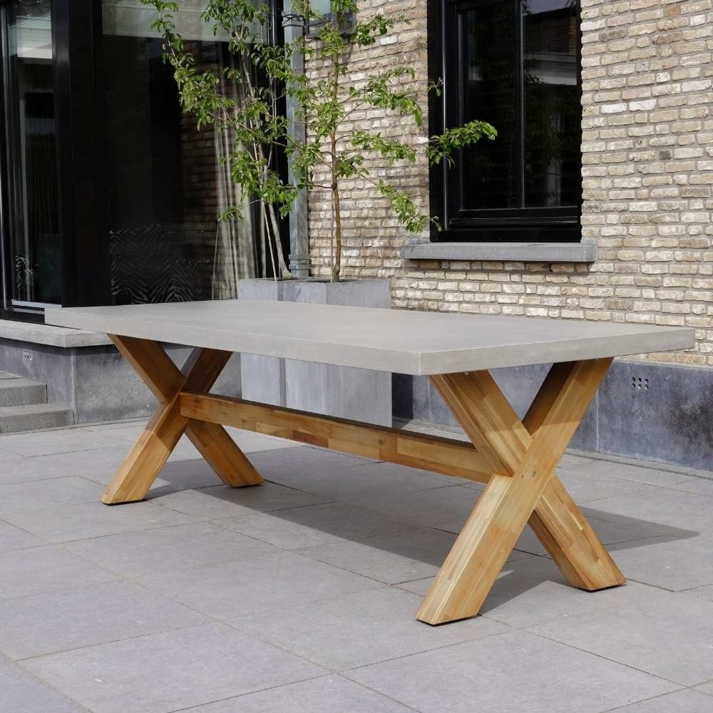 Norwich/Lexis Stone Grey dining tuinset | 6 personen | polystone + touw | 250cm