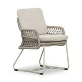Norwich/Gianna Almond Beige dining tuinset | 6 personen | polystone + touw | 250cm