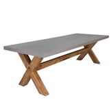 Norwich/Flora Sahara Dust dining tuinset | 6 personen | polystone + touw | 250cm