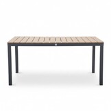 Oxford/Tulum Sahara Dust dining tuinset | 4 personen | aluminium + touw | 160cm