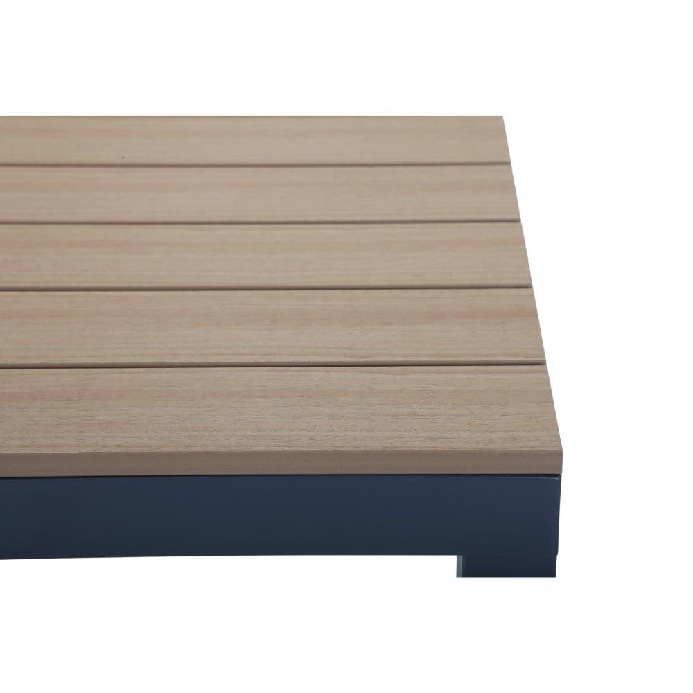 Oxford/Harper Stone Grey dining tuinset | 4 personen | aluminium + touw | 160cm