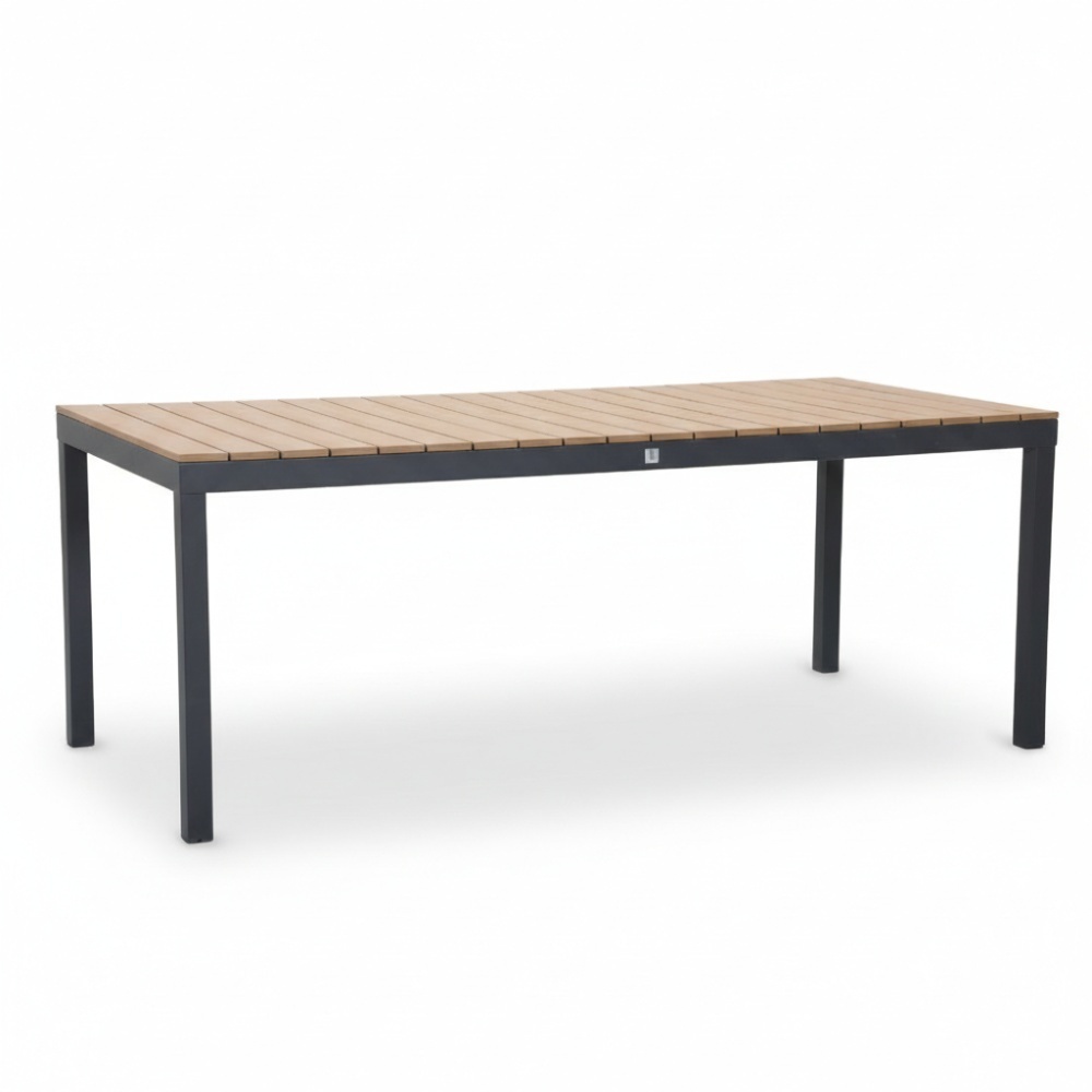 Oxford/Portofino Sahara Dust dining tuinset | 6 personen | aluminium + touw | 200cm