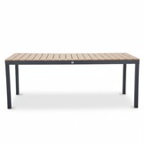 Oxford/Portofino Sahara Dust dining tuinset | 6 personen | aluminium + touw | 200cm
