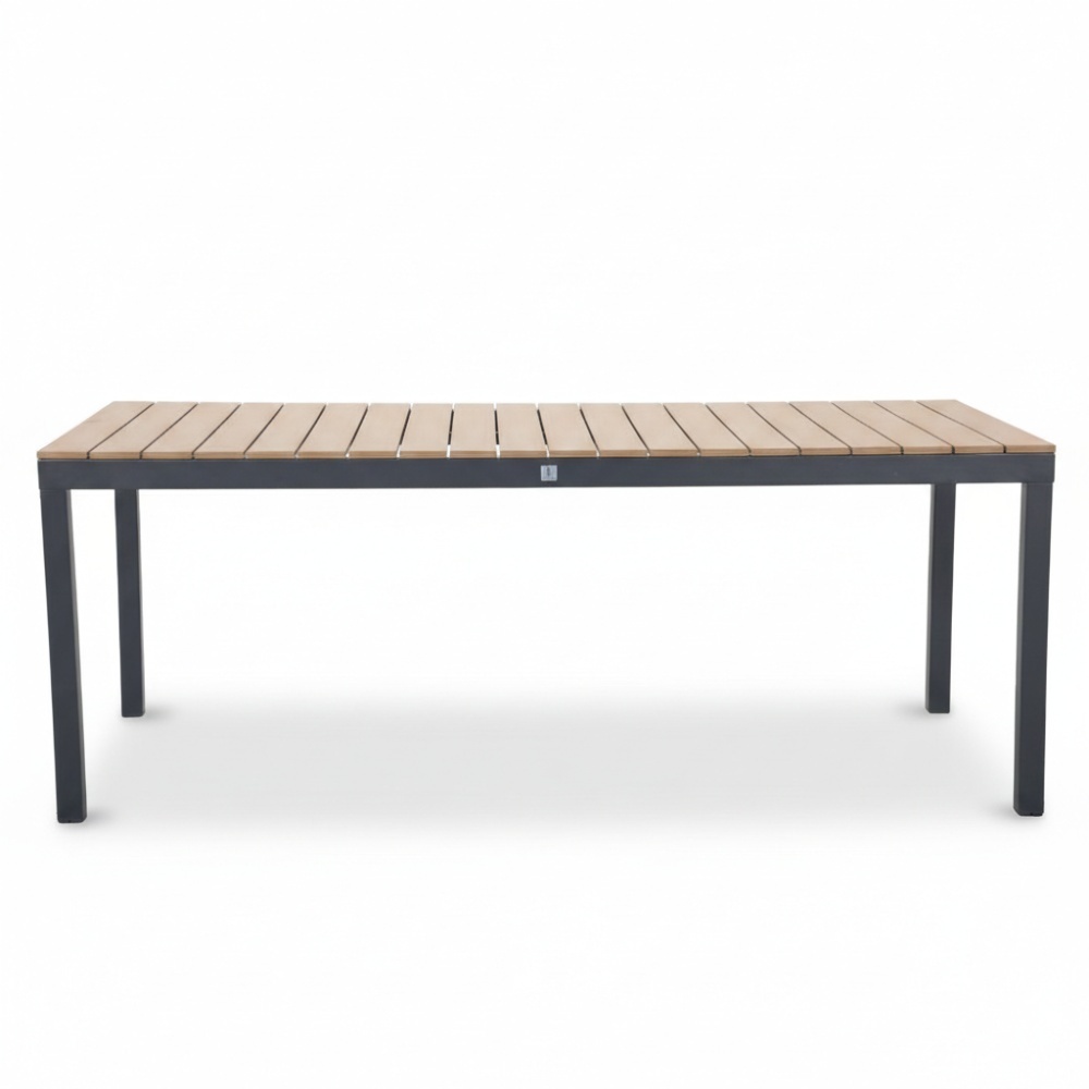 Oxford/Portofino Sahara Dust dining tuinset | 6 personen | aluminium + touw | 200cm