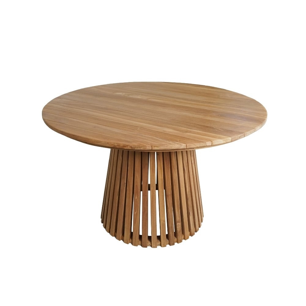 Palau/Harper Sahara Dust dining tuinset | 4 personen | teakhout + touw | Ø120cm