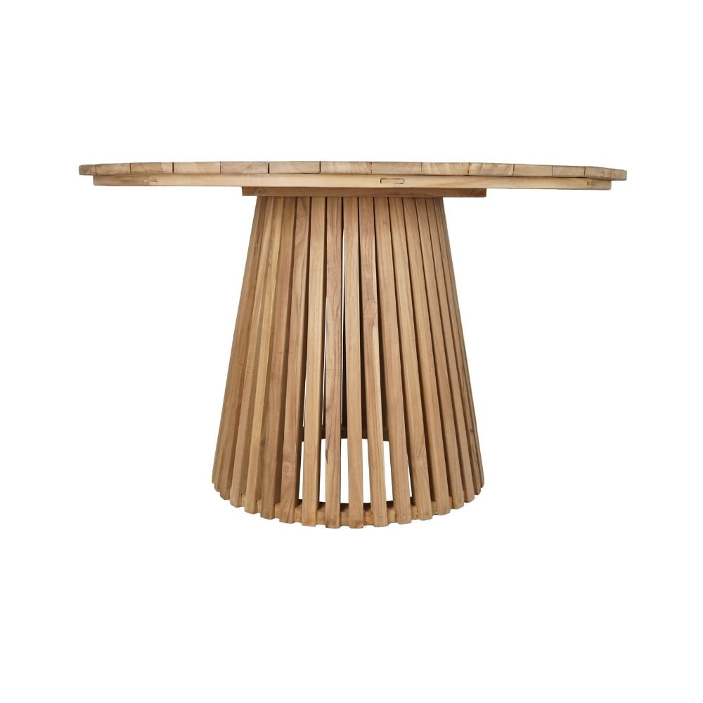 Palau/Harper Sahara Dust dining tuinset | 4 personen | teakhout + touw | Ø120cm