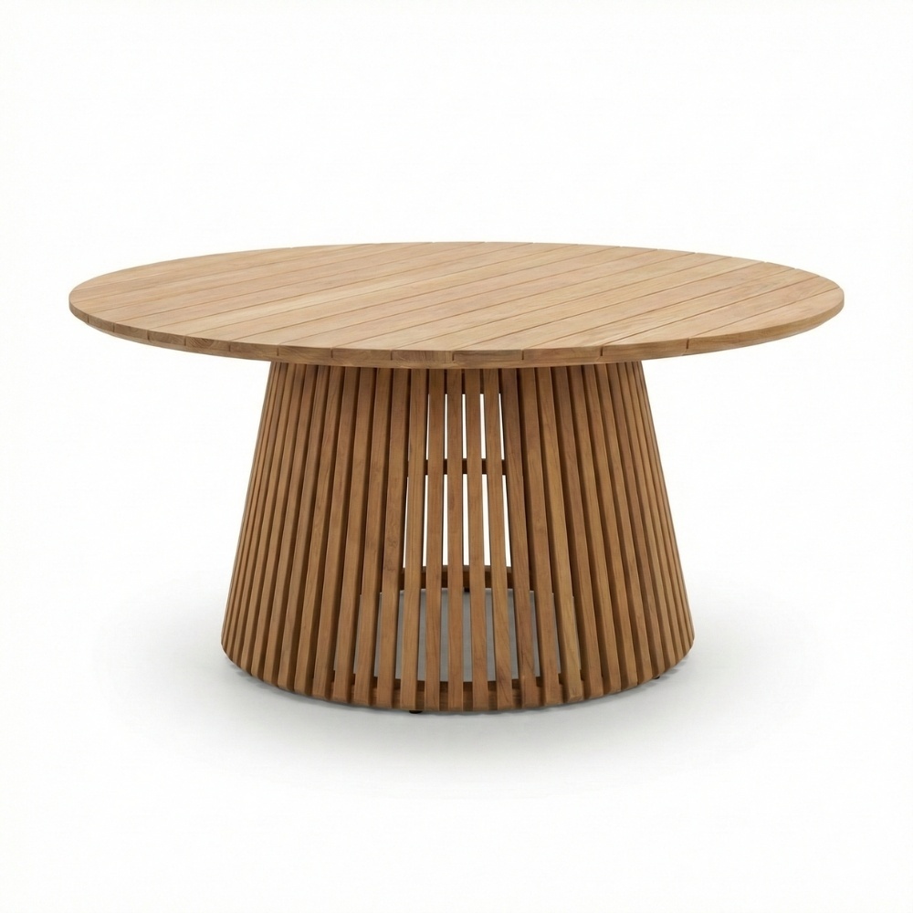 Palau/Portofino Sahara Dust dining tuinset | 8 personen | teakhout + touw | 180cm