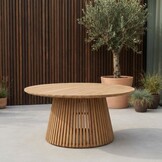 Palau/Harper Sahara Dust dining tuinset | 8 personen | teakhout + touw | 180cm