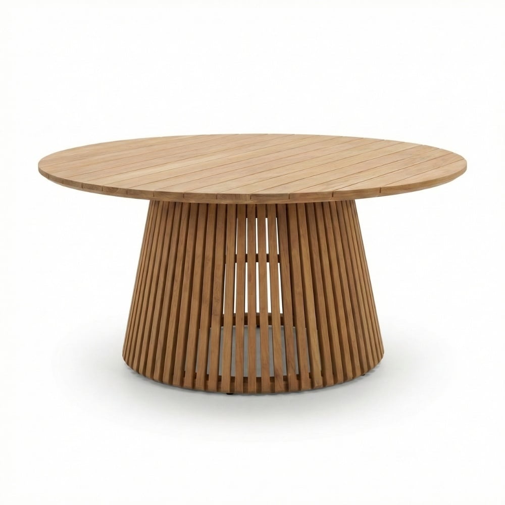 Palau/Harper Stone Grey dining tuinset | 8 personen | teakhout + touw | 180cm
