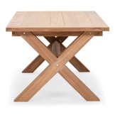 Riga/Harper Stone Grey dining tuinset | 4 personen | teakhout + touw | 200cm